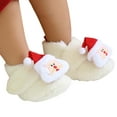 thumbnail image 4 of Cartoon Shoes for Babies Warm Soft Sole First Booties Winter Boots,Color:White,4, 4 of 8
