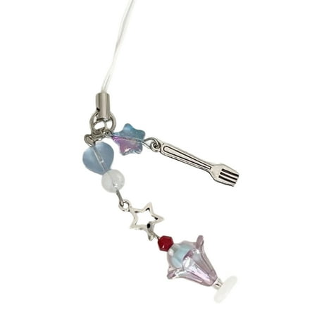 Ice Cream Phone Accessory Eye catching Ice Cream Dangle Comfortable Phone Chain Accessory