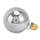 thumbnail image 3 of Lámpara LED de filamento regulable G95, bombilla vintage E27, luz decorativa de 4 W, luz cálida, galvanoplastia gris., 3 of 14