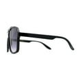 thumbnail image 3 of Mens Racer Mobster Fashion Oversize Sunglasses Black Smoke, 3 of 4