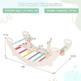 thumbnail image 3 of Gymax 4-in-1 Rocking Horse Climber w/ Arch Climber Crawling Tunnel for Boys & Girls, 3 of 10