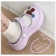 thumbnail image 1 of Nuevos zapatos Mary Jane con agujeros, sandalias de bricolaje con dibujos animados para mujer, verano, antideslizantes, suela gruesa, dos usos, Baotou, zapatos exteriores de EVA, 1 of 5
