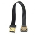 thumbnail image 4 of FVH CYFPV FPV HDMI Male to Up Angled 90D HDMI Male HDTV FPC Flat Cable for FPV HDTV Multicopter Aerial Photography 50cm, 4 of 6