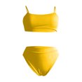 thumbnail image 5 of QUNYINEY Sexy Bikini Sets for Women Solid High Waisted String Swimsuits Tummy Control Triangle Swimsuit Sets, 5 of 6
