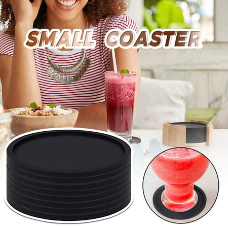 

Christmas decorations Insulation Suitable and Cushion For Cafe Heat 8pc Silicone Bar Round Thickened Kitchen，Dining & Bar fall decorations for home