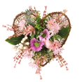 thumbnail image 2 of Guirnalda de Pascua con huevos pastel, decorativa, para interiores y exteriores, con flores verdes. Corazón, 2 of 9