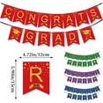 thumbnail image 3 of 2026 Graduation Decorations Congrats Grad Banner, 2026 graduations party decorations Graduation Banners Congrats Grad Banner for Congratulation Graduations Party Supplies, School, Home (Gold&Red), 3 of 9