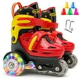 thumbnail image 1 of Patines de ruedas con ruedas luminosas, patines de cuatro ruedas para niños, patines de cuatro ruedas para niños, salida de alta intensidad, 1 of 8