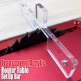 thumbnail image 2 of Router Table Set Up Bars,Router Table,10PCS Router Table Set Up Bars Transparent Acrylic High Accuracy Setup Blocks for Woodworking, 2 of 9