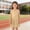 Khaki, variant on HAJWOH Girls Preppy Sleeveless Dress Pleated Knee Length A-Line Buttons Dresses Girls' School Uniform Dress Gray 6-7 Years