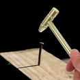 thumbnail image 4 of Shisuyan 2pcs 6 In One Multifunctional Solid Machined Brass Hammer Watch Repair Tool Precision Installation Small Hammer, 4 of 9