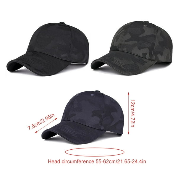 Wweixi Cotton Baseball Cap Outdoor Casual Solid Color Embroidery