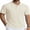 Light Khaki, variant on COOFANDY Mens Textured Knit Polo Shirts Short Sleeve Regular Fit Vintage Stretchy Golf Shirts Fashion Tops