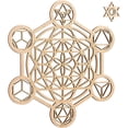thumbnail image 1 of Cubo de Metatron Arte de Pared de Madera 29cm, Geometría Sagrada Arte de Pared Rejilla Colgante Escultura de Pared Símbolo de Chakra Yoga Meditación Decoración del Hogar Regalos Espirituales esquí esquí Gafas de esquí, 1 of 5
