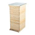 thumbnail image 3 of Preenex Langstroth Beehive Kit with Metal Roof, Wooden, Multi-color, 3 of 8