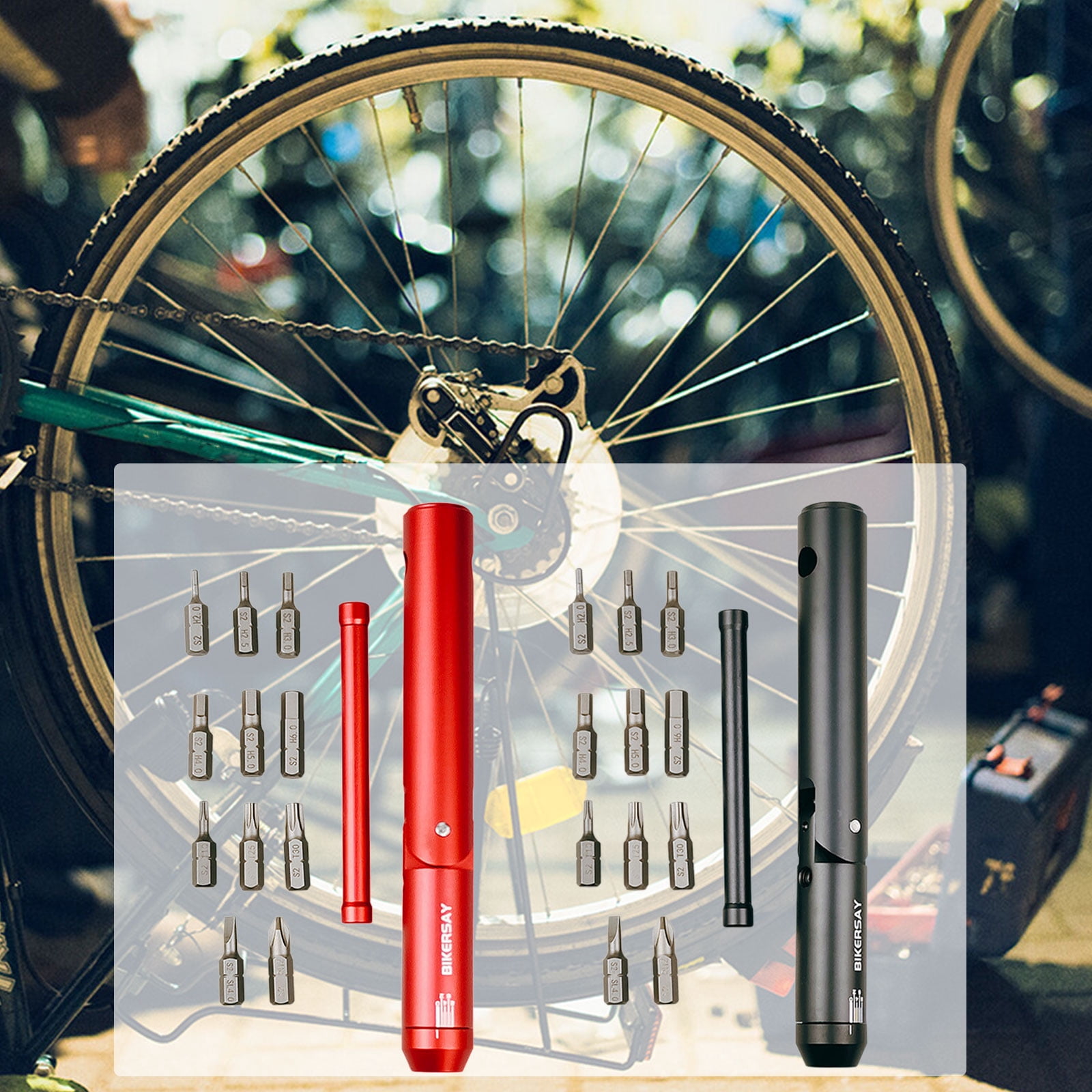 Bike Torque Wrench Tool 2 to 8 Nm Aluminium Alloy Torque Spanner Muti-purpose Adjust Tool Bike Cycling Professional Accs