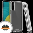 thumbnail image 4 of Xpression Cover for Motorola Moto G Stylus 5G 2024 Slim Fit Frame Shockptoof Hybrid Rubber Silicone Gummy TPU Clear Hard Back Protective Shell Phone Case - Transparent, 4 of 9