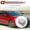 thumbnail image 3 of Enfriador de aceite de motor No.255605LJ004 Enfriador de aceite de transmisión con sellos de O-ring para Honda Civic 2016-2017 Aleación de aluminio 1 Pc, 3 of 7