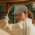 thumbnail image 5 of Gorra de béisbol de malla transpirable para mujer | Sombrero de protección solar de verano | Visera de nailon ajustable | Gorra ligera para deportes al aire libre | Multicolor de moda | 59x14x8.5cm, 5 of 5