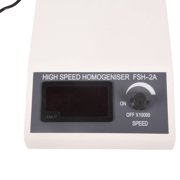 Dawot High Speed Homogenizer FSH-2A 8000-20000rpm Adjustable Laboratory Homogonizer w/ 2 Working Heads Mini Homogenizer