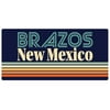 Brazos New Mexico 5 x 2.5-Inch Fridge Magnet Retro Design