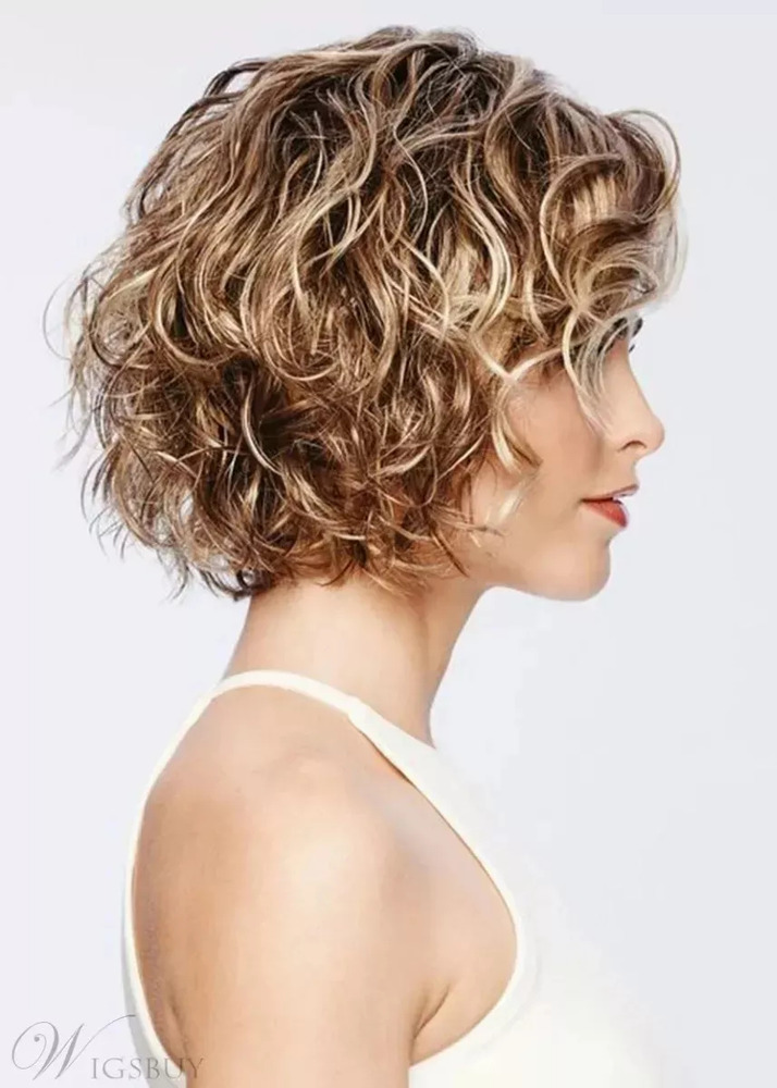 Short Blonde Wigs for Women, Short Natural Hair