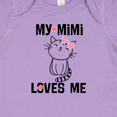 thumbnail image 4 of Inktastic Mimi Loves Me Grandchild Girls Girls Baby Bodysuit, 4 of 5