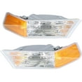thumbnail image 2 of ALL-CARB 1 Pair Front Left and Right Turn Signal Lights Lamps Marker Corner Lights Replacement for Jeep Patriot 2007-2014 Driver and Passenger Side Park/Signal Lights 68004181AA 68004181AB, 2 of 7