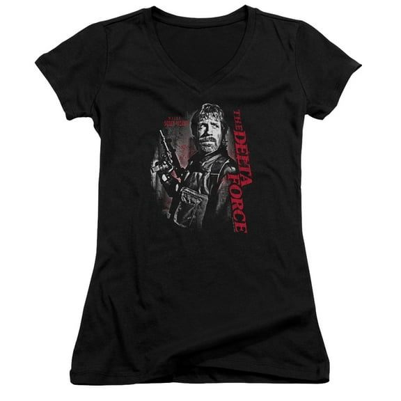 Delta Force Black Ops Junior Women's V-Neck T-Shirt Black