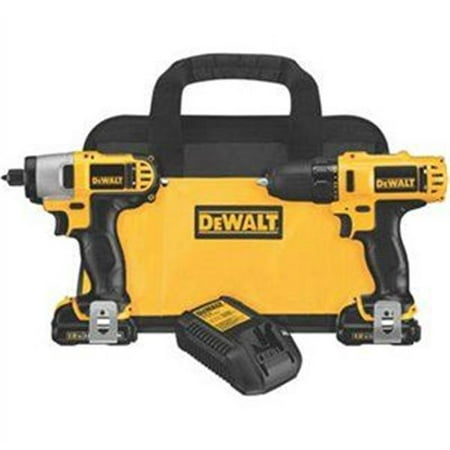 DeWalt XTREME 12V MAX Brushless Motor Drill and Impact Driver Combo Tool Kit Cordless Hand Tool Set with Lithium-Ion Battery Power Pack
