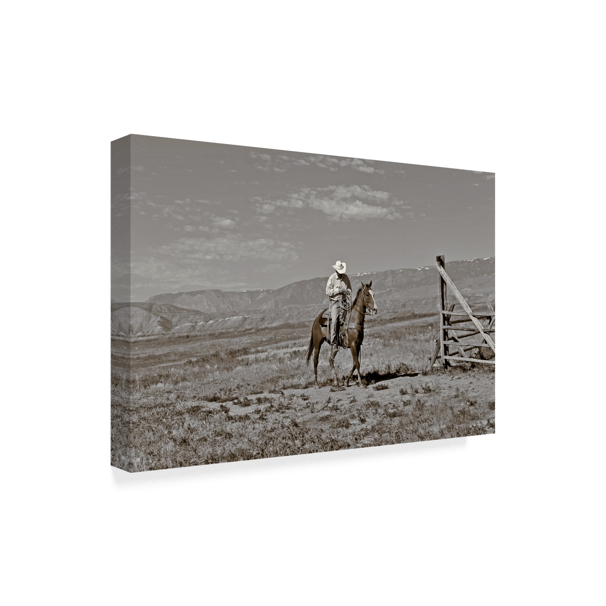 Trademark Fine Art 'Those Wild Montana Skies' Canvas Art by Amanda Smith