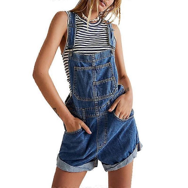 Salopette en Denim Décontractée pour Femmes