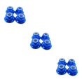 thumbnail image 2 of maskred 4pcs Alliage d'Aluminium Nylon Roue Écrou de Blocage pour 1/10 Axial SCX10 Crawler Robuste et Durable Alliage d'Aluminium Nylon Roue Bleu Foncé 3Set, 2 of 6