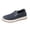 Gray,#003, variant on Men’s Slip On Casual Shoes, Lightweight Breathable Loafers Comfortable Striped Sneakers Soft Sole Walking Shoes for Men,42