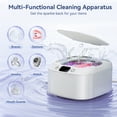 thumbnail image 6 of Ultrasonic Retainer Cleaner Machine, Caveen 48kHz Portable Dentures Pod for Night Guards Braces Aligner Toothbrush, Denture Cleaning, 6 of 9