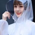 thumbnail image 4 of ZOUSSIQI Ponchos Imperméables Réutilisables pour Adultes avec Capuche et Fermeture Éclair Gants Transparents Couverture Complète du Corps Polyvalents pour Voyage (m) CA919-65264, 4 of 9