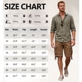 thumbnail image 5 of TRGPSG Men's Cargo Shorts,Work Shorts with 6-Pocket Classic All Cotton Hiking Shorts(No Belts)Black,Size 34, 5 of 7