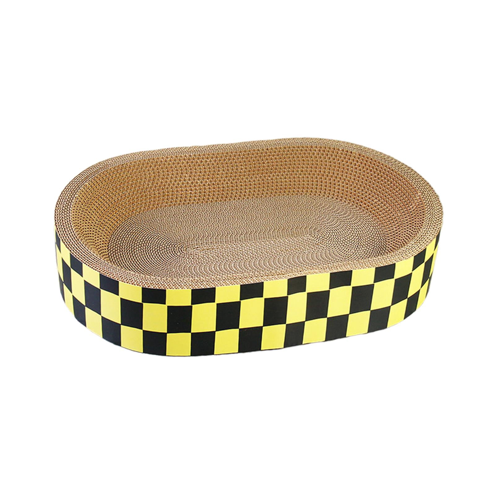Cat Scratcher Bed Furniture Protection Cat Scratch Pad Nest Lounge Cat Beds Oval M