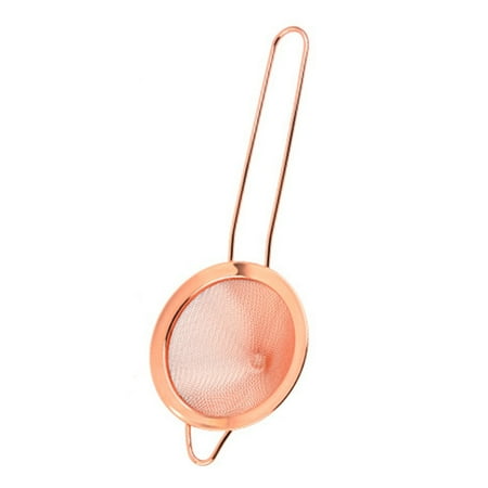 

Hesroicy Quick Filtration Cocktail Strainer - Reusable - Not Easily Deformed - Long Handle Design - Stainless Steel Cone-Shaped Small Tea Herb Cocktail Strainer - Essential Bar Supplies