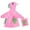 Pink, variant on Dvkptbk Kids Raincoat Boys Girls Rain Jacket Hooded Dinosaur Poncho Waterproof Coat Outdoor Sports Rain Jackets 6 Years