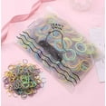 thumbnail image 2 of Uooqdmx Baby Hair Ties, Ponytail Holders, Hair Ties No Damage, Children Tie Hair Colorful Hair Accessories, Hair Ties for Thick Hair (100pcs), A One Size, 2 of 2