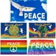 thumbnail image 2 of Bandera de la paz, símbolo de la paloma de la paz mundial, bandera de la paz para patio, césped, casa al aire libre, 2 of 3