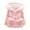 Pink, variant on GYRATEDREAM Toddler Baby Girls Winter Fleece Coat Hooded Snowsuit Thicken Warm Jacket Outwear Overcoat