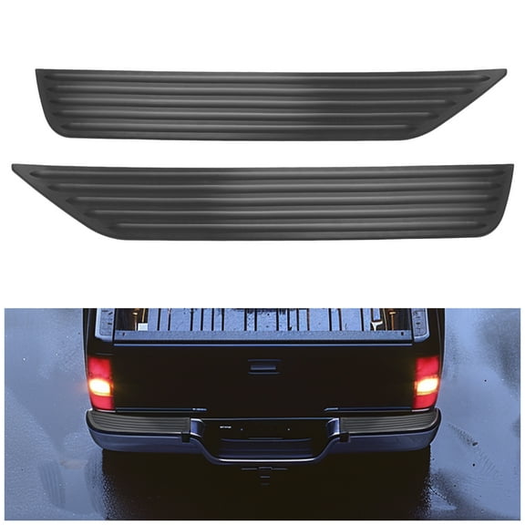 Kojem Pair Rear Step Bumper Top Pad For 1997-2004 Dodge Dakota Replace for 55255903 55255902