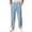 1Pack:LightBlue, variant on TANBOM Men's Straight Leg Relaxed Fit Casual Drawstring Polyester Pants Dark Gray 1-Pack 2XL