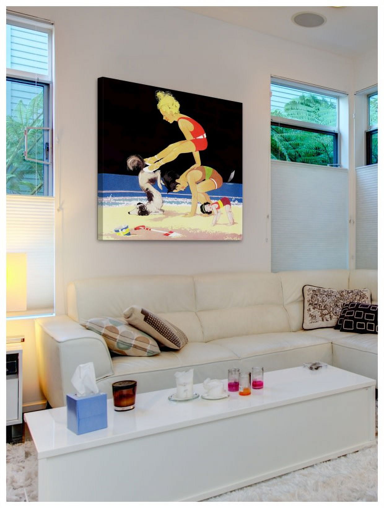 Marmont Hill "Gymnastics" by Curtis Painting Print on Canvas