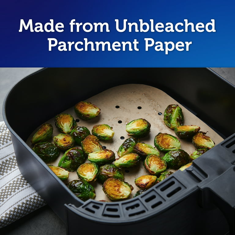 Air Fryer Tips and Recipes  I want to try the parchment paper liners, the  left looks like less clean up, but how does the air circulate the way it  should 