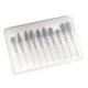 thumbnail image 5 of Juego de 10 fresas rotativas para tallado de acero de carburo de tungsteno, broca helicoidal sólida caja clara, 5 of 9