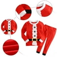 thumbnail image 3 of Boys Pajamas For Baby Girls Boys Christmas Santa Claus XMAS Pajamas Set Cotton Pjs Toddler Sleepwear Kids Clothes Set,Size 2-3 Years, 3 of 3