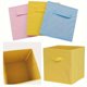 thumbnail image 5 of Contenedores de cubos de 26x26x28cm, caja de almacenamiento cuadrada no tejida de Color puro, ropa, juguetes, caja de almacenamiento de artículos diversos, organizador de cajones de armario, 5 of 5